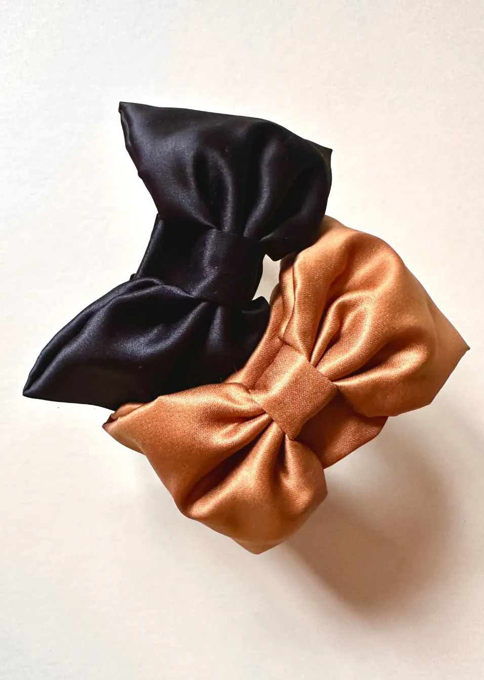 Bouffant Bow Headband | Retro Oversize Statement Bow Headband | Sueded Satin | Made to Order