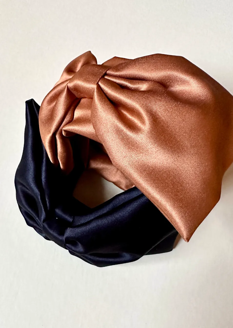 Bouffant Bow Headband | Retro Oversize Statement Bow Headband | Sueded Satin | Made to Order