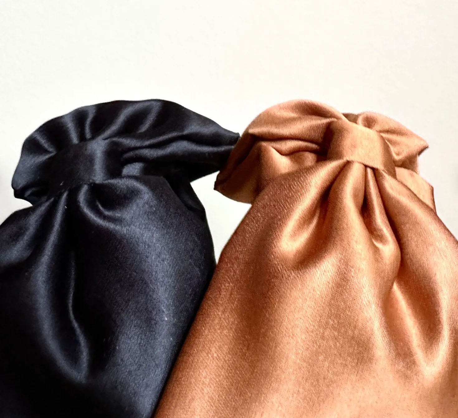 Bouffant Bow Headband | Retro Oversize Statement Bow Headband | Sueded Satin | Made to Order