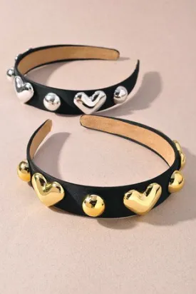 Chunky Hearts Hairband