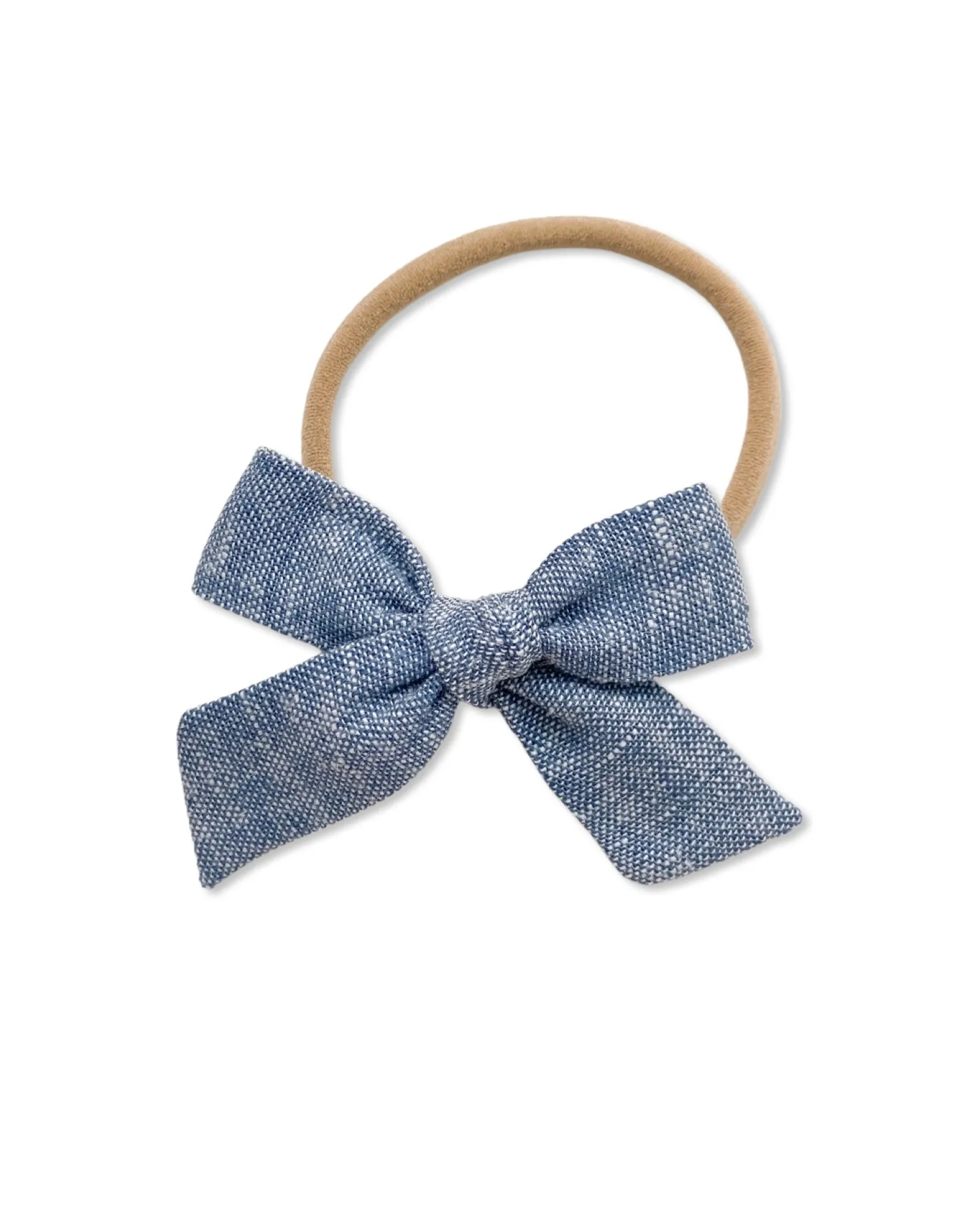 Classic Bow | Brussels Washer Yarn-Dyed Linen, Chambray