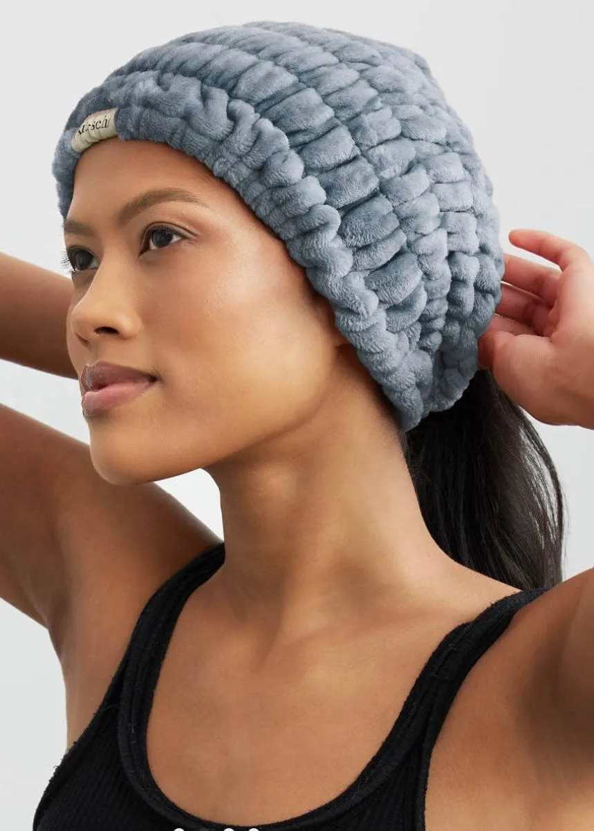 Extra Wide Spa Headband - Misty Blue
