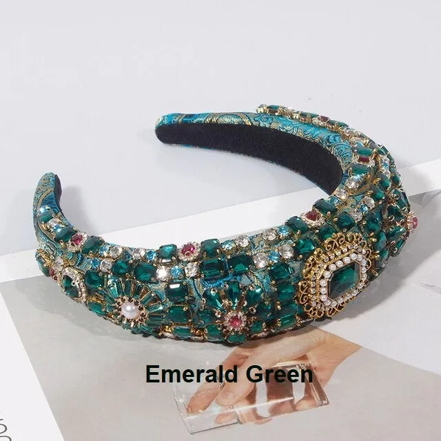 Luxury French Baroque Bohemia Crystal Head Band - Hair Band For Woman
