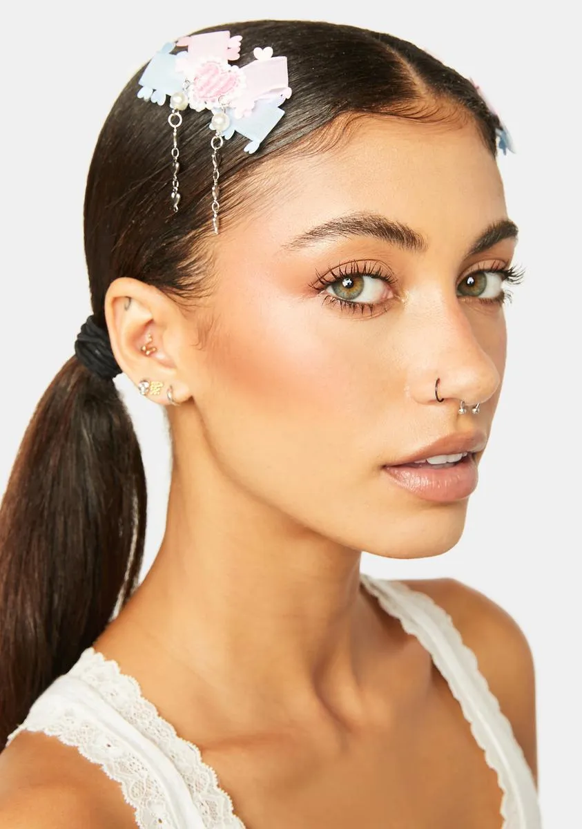 Must Be Charming Bow Hair Clip Set