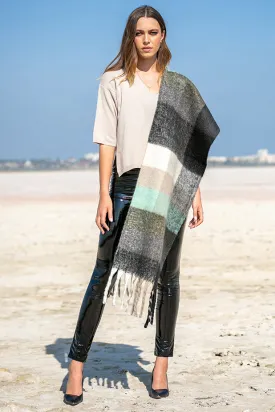 Queencii – Kiva Scarf Mint Multicolor