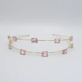 rhinestone headband, double headband, bling headband for women