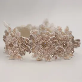 Sienna Likes To Party Luxury Zinnia Lace And Crystal Headband