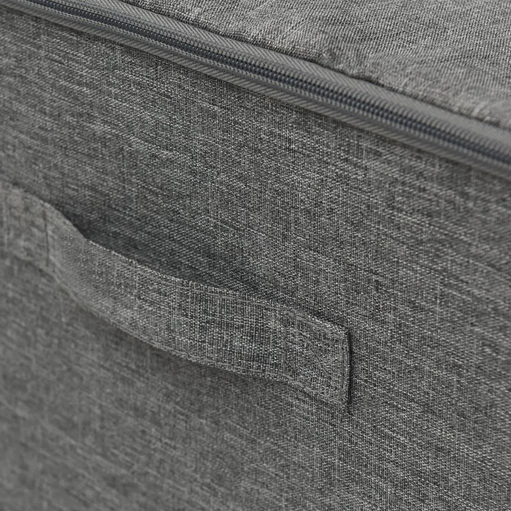 Storage Boxes 2 pcs  Fabric 43x34x23 cm Anthracite