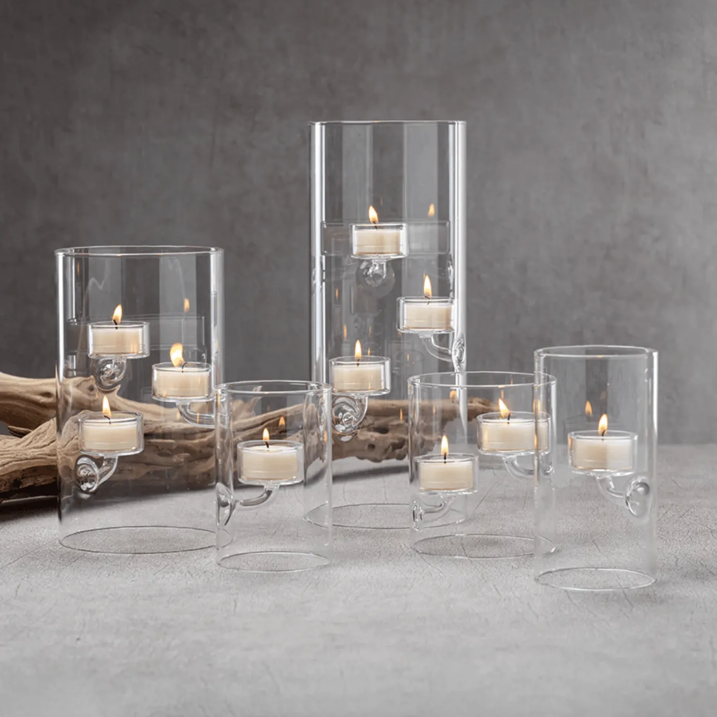 Suspended Tea Light Holder/Hurricane 3.25 x 4.75