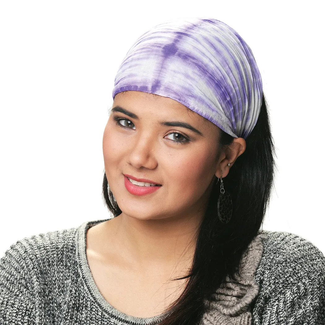 Tie Dye Cotton Headband (Pack Of 5)